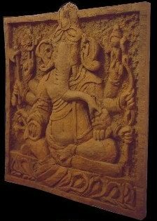 GANESHA, zu besichtigen im Restaurant SHANTI, Oranienstr.6, Berlin-Kreuzberg